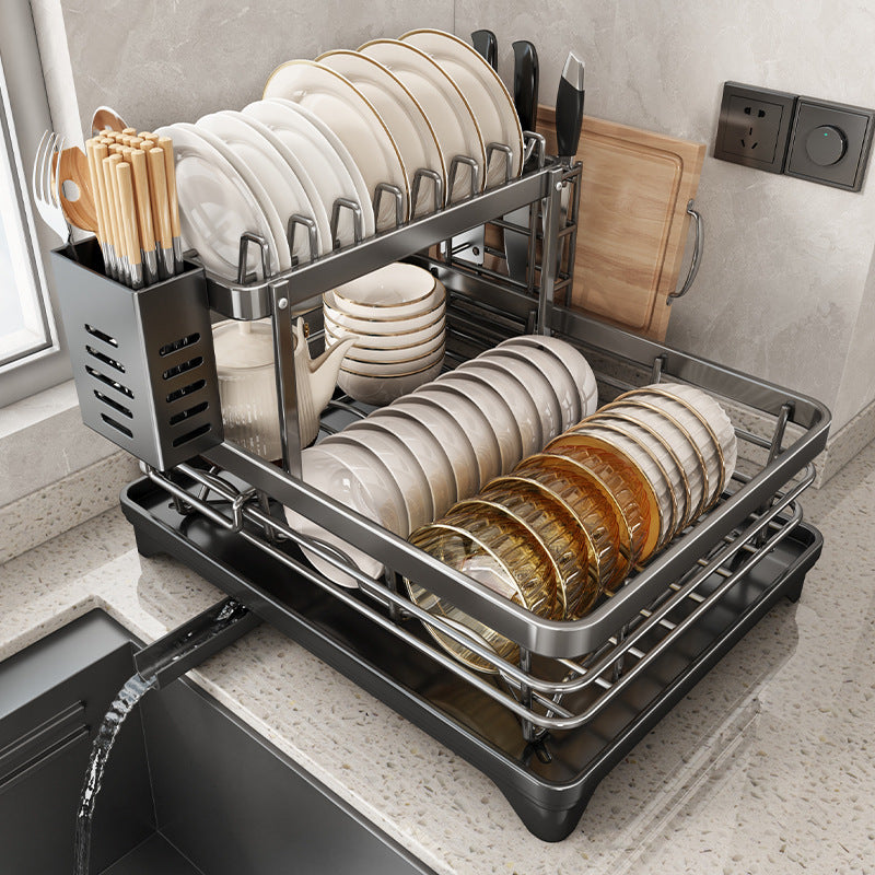 Dish and bowl storage rack