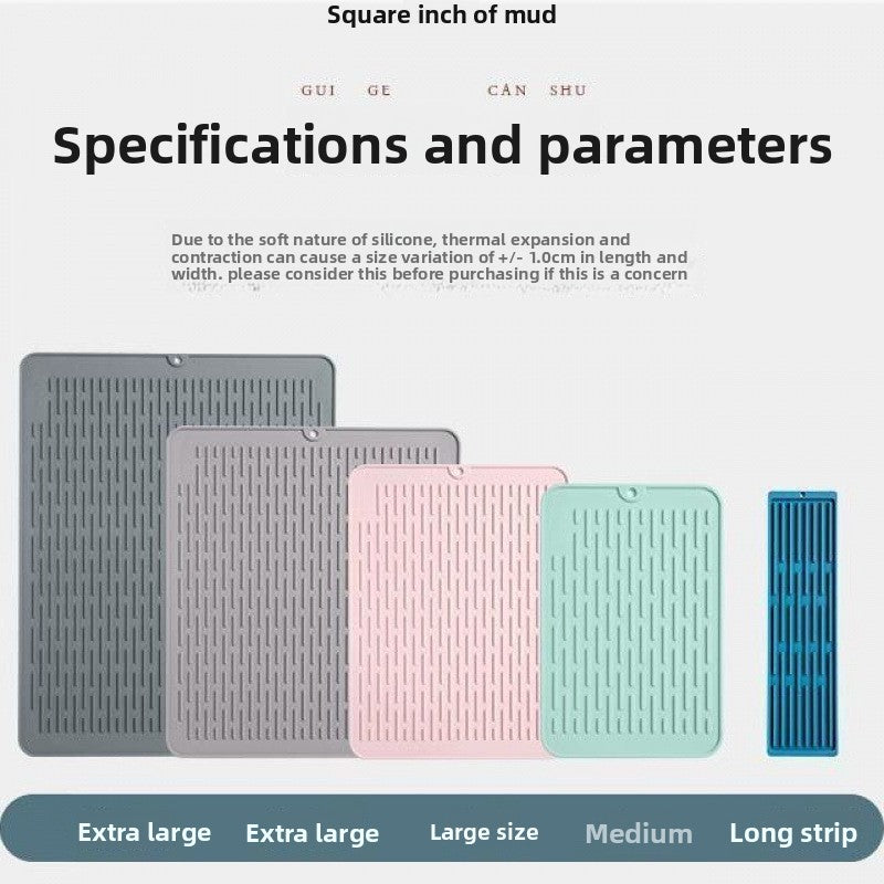 Silicone Heat Insulation Mat for Kitchen Countertop and Dining