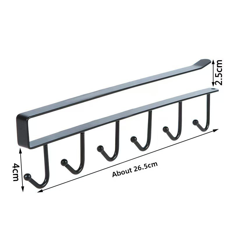 Iron kitchen storage hanging rack