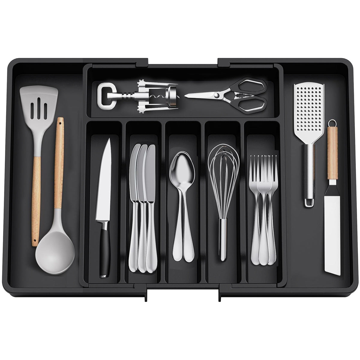 Expandable Utensil Storage Tray