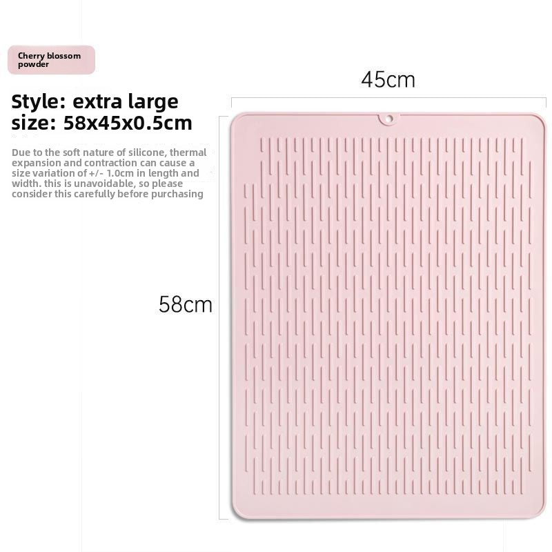 Silicone Heat Insulation Mat for Kitchen Countertop and Dining