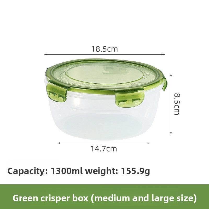 Round food storage box