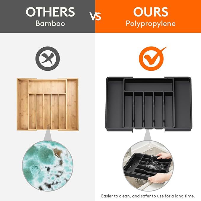 Adjustable Plastic Drawer Storage Box