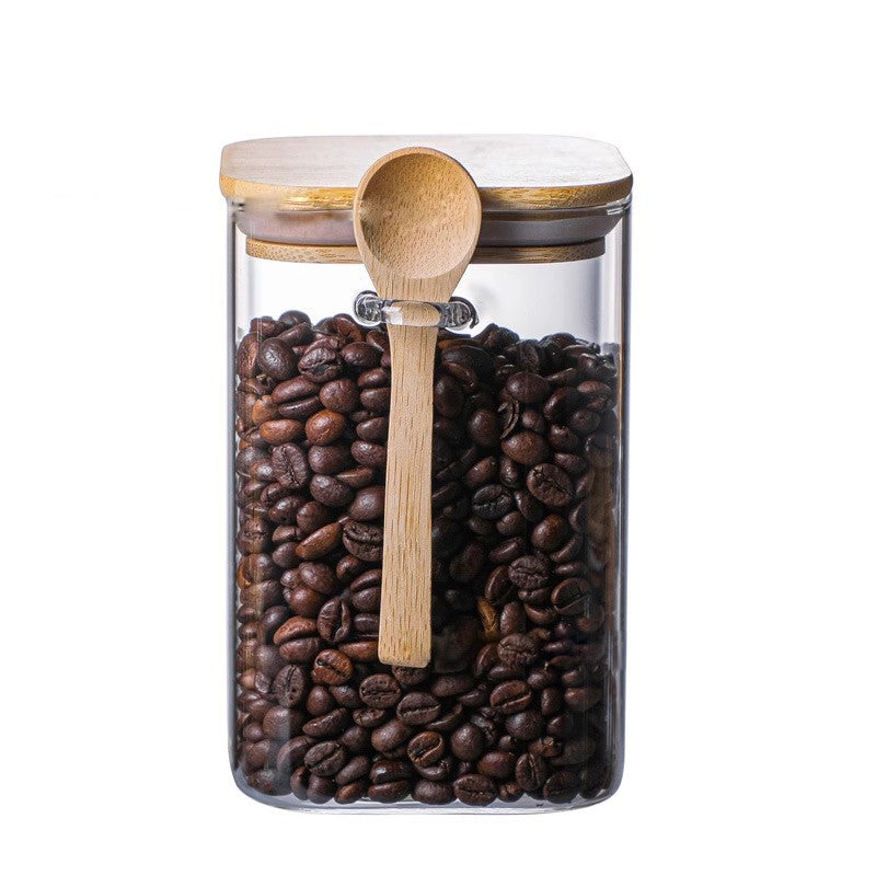 Glass sealed storage container