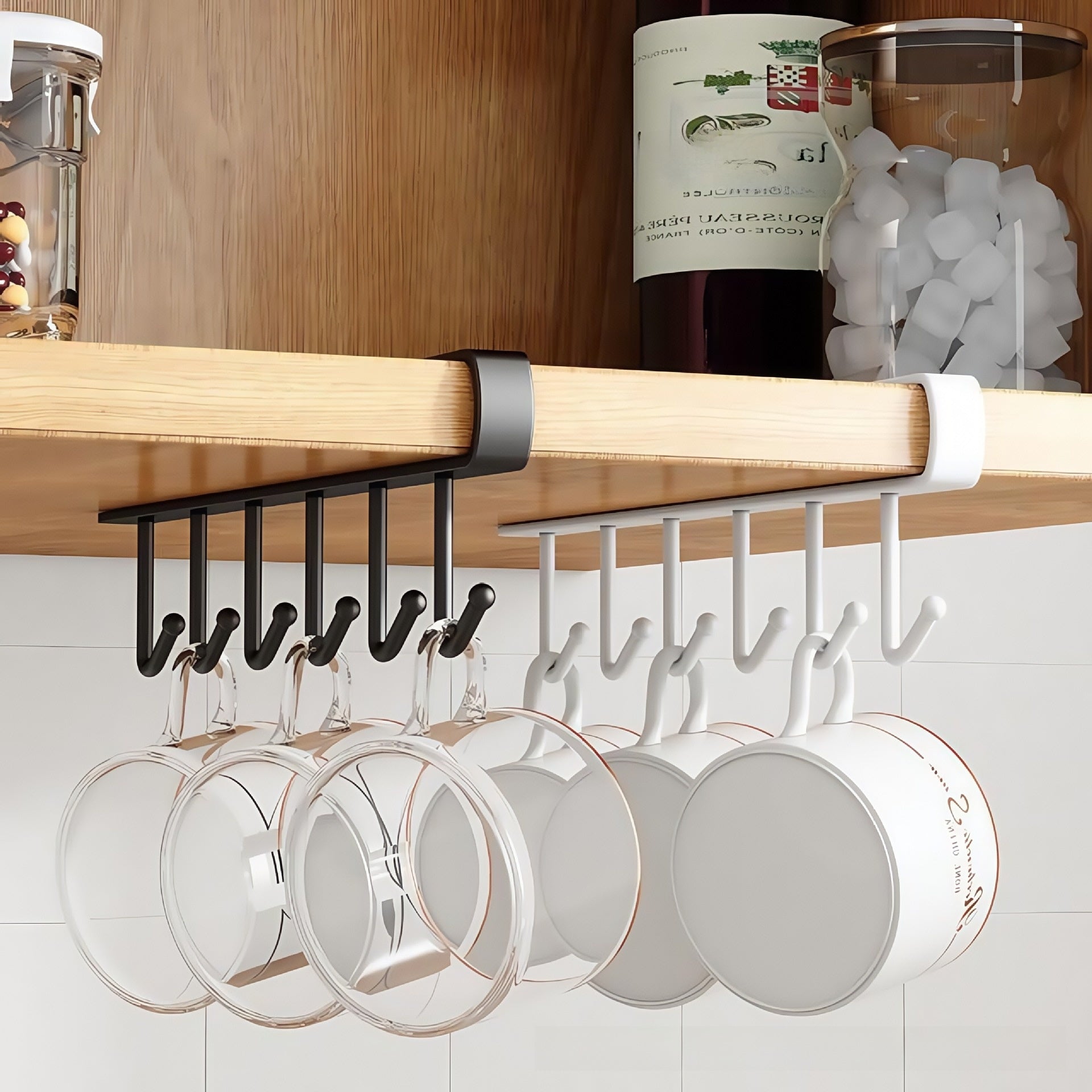 Iron kitchen storage hanging rack
