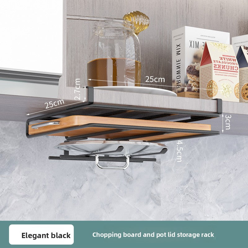 Kitchen stainless steel cabinet overhangs