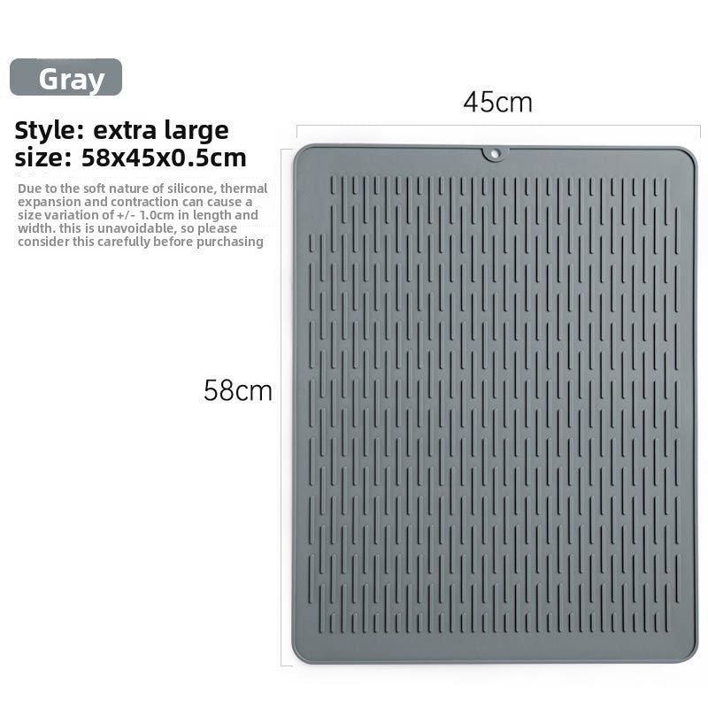 Silicone Heat Insulation Mat for Kitchen Countertop and Dining