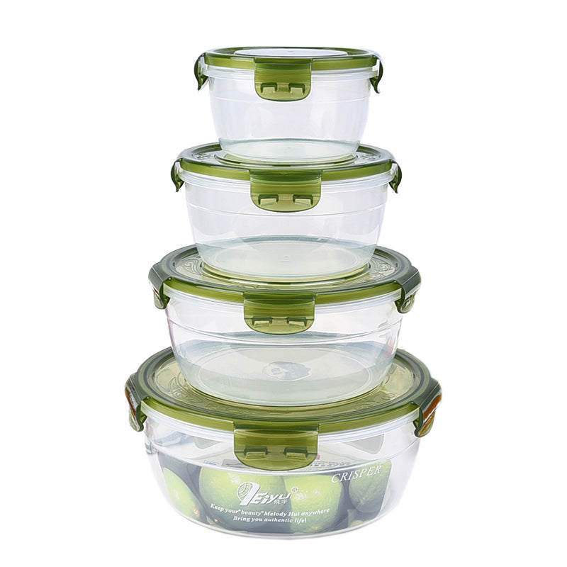Round food storage box