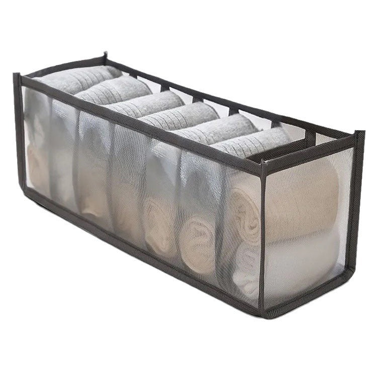 Underwear Drawer Storage Box with Multi Compartments