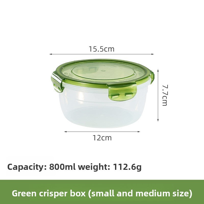 Round food storage box