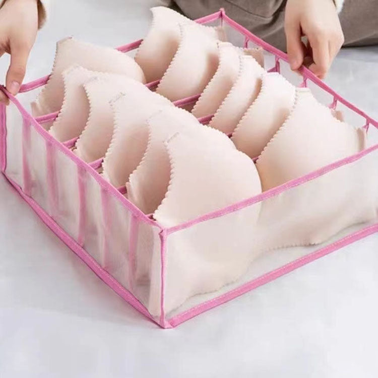 Underwear Drawer Storage Box with Multi Compartments
