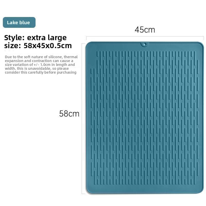 Silicone Heat Insulation Mat for Kitchen Countertop and Dining