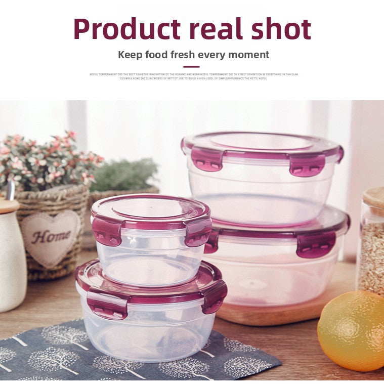 Round food storage box