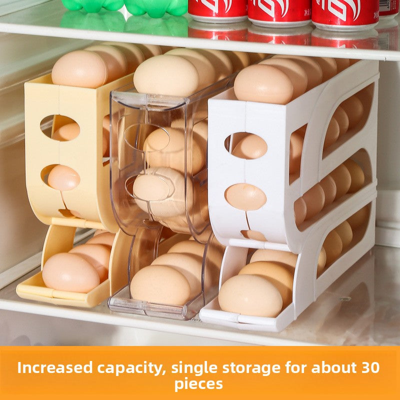 Automatic Sliding Egg Storage Container
