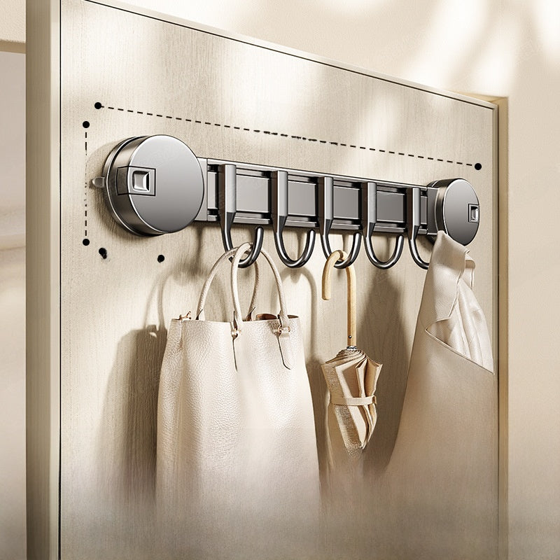 Suction cup hook with strong adhesive load-bearing shelf rack