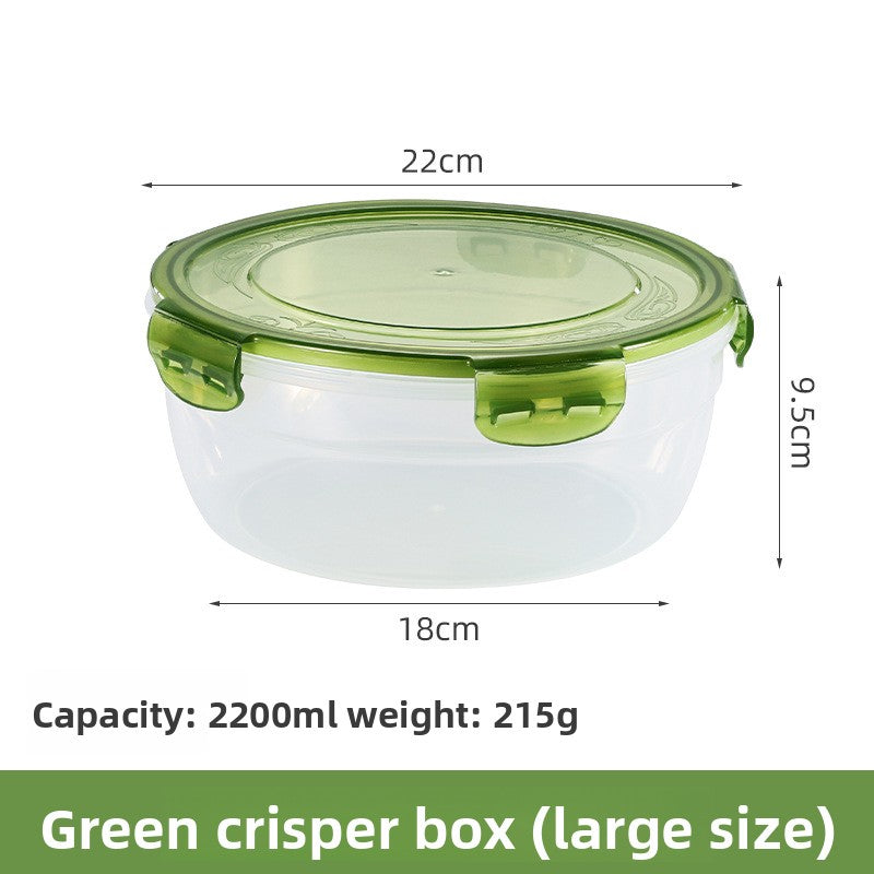 Round food storage box