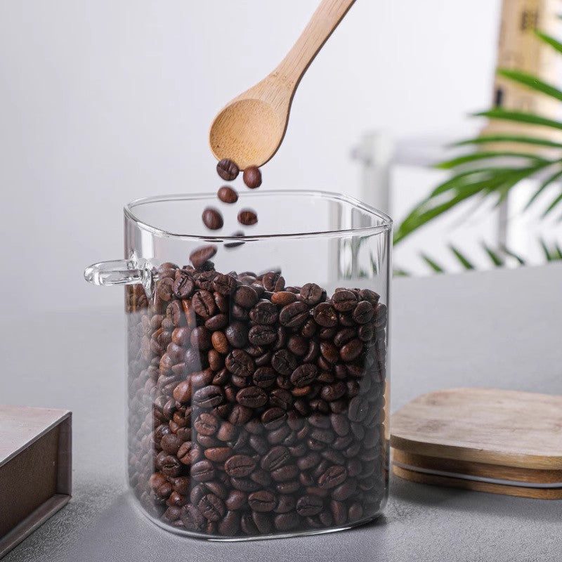 Glass sealed storage container