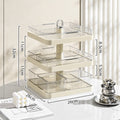 Rotating Kitchen Storage Rack with Multiple Compartments