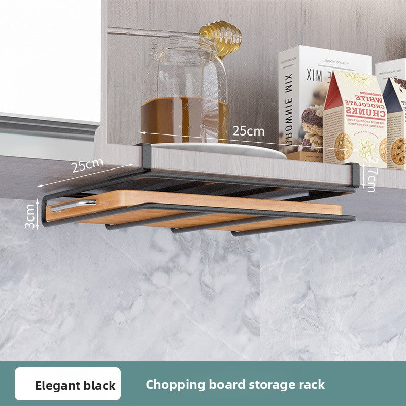 Kitchen stainless steel cabinet overhangs