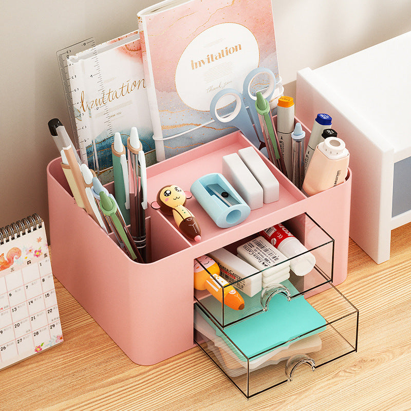 Desktop drawer-style storage box