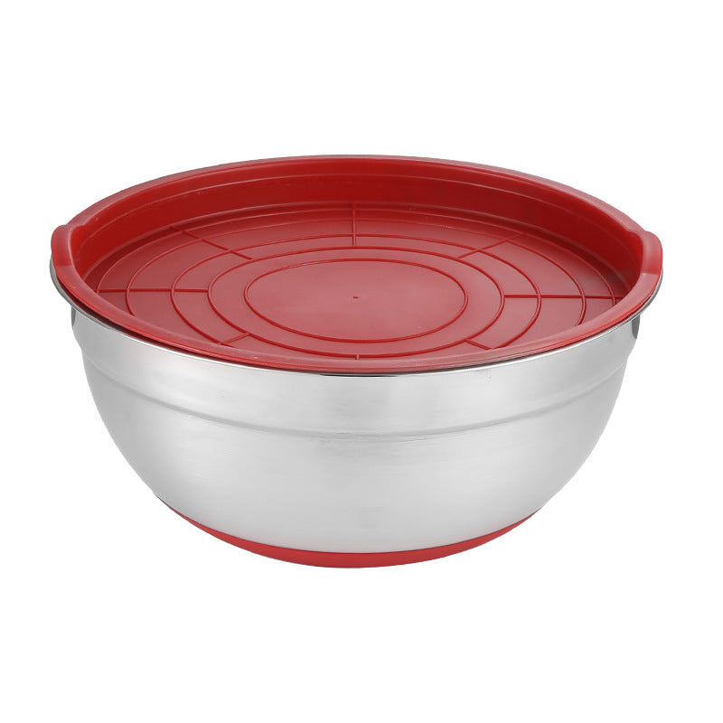 Stainless Steel Mixing Bowl with Silicone Base