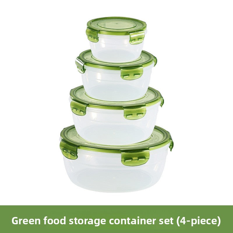 Round food storage box