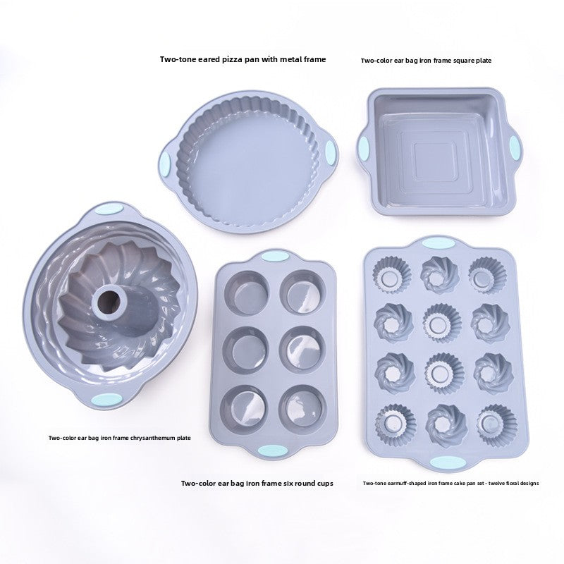 40-Piece Silicone Cake Mold Baking Tool Set