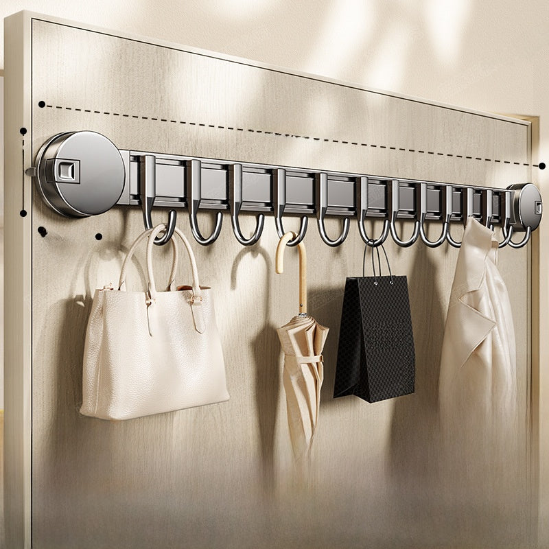 Suction cup hook with strong adhesive load-bearing shelf rack