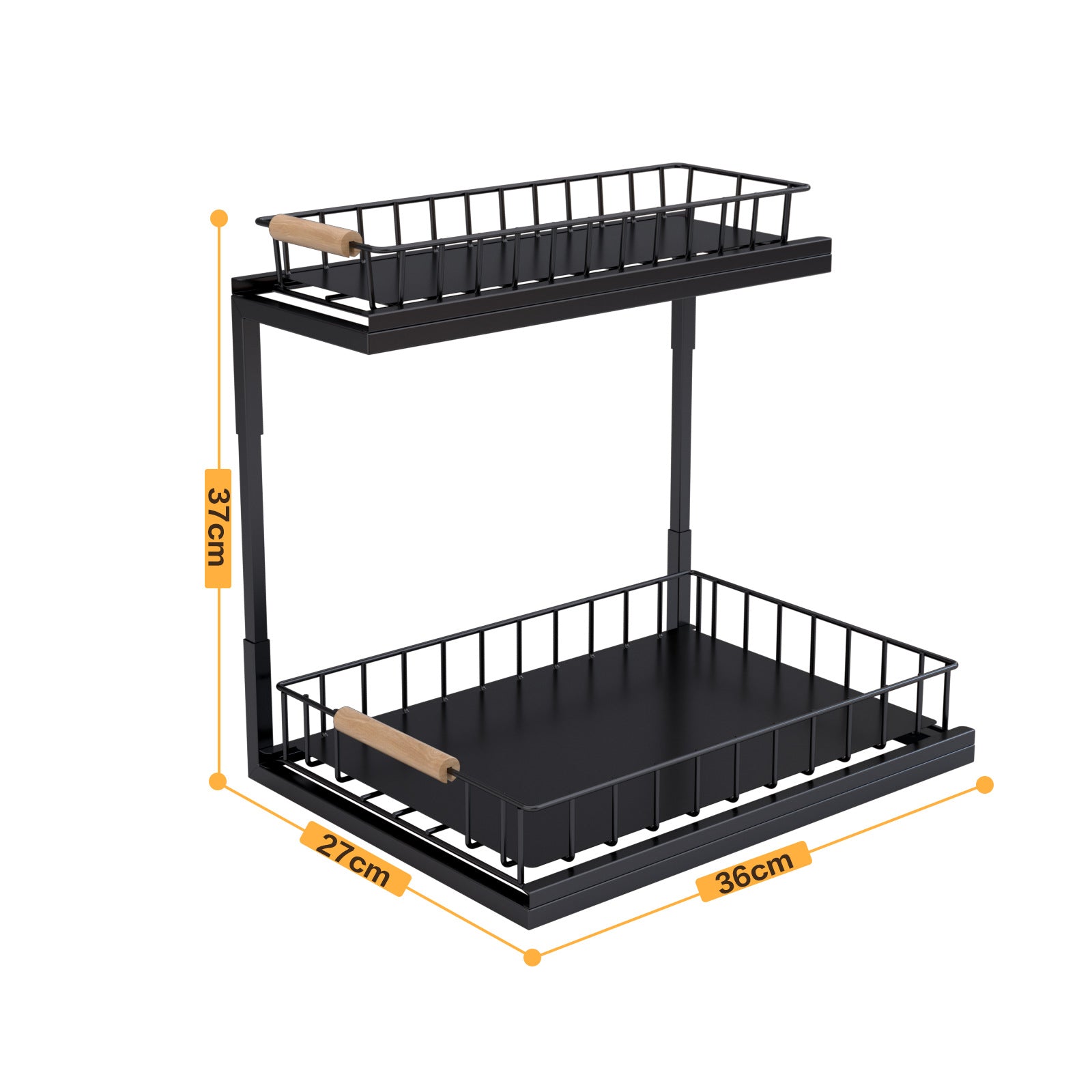 Double Layer Under Sink Storage Basket