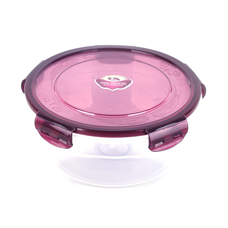 Round food storage box