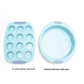 40-Piece Silicone Cake Mold Baking Tool Set