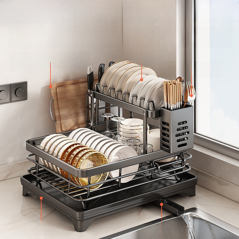 Dish and bowl storage rack